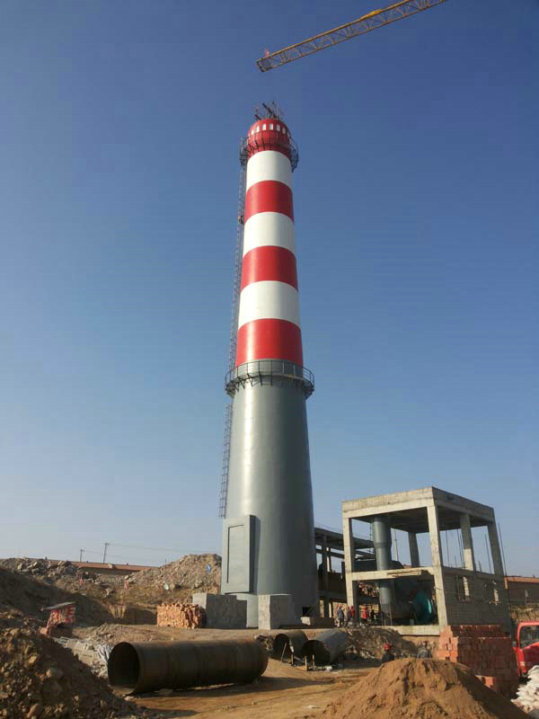 煙囪新建，煙囪滑模，煙囪刷航標(biāo)